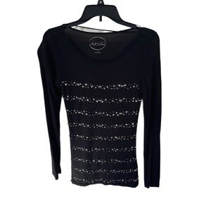 Black Long Sleeve Top